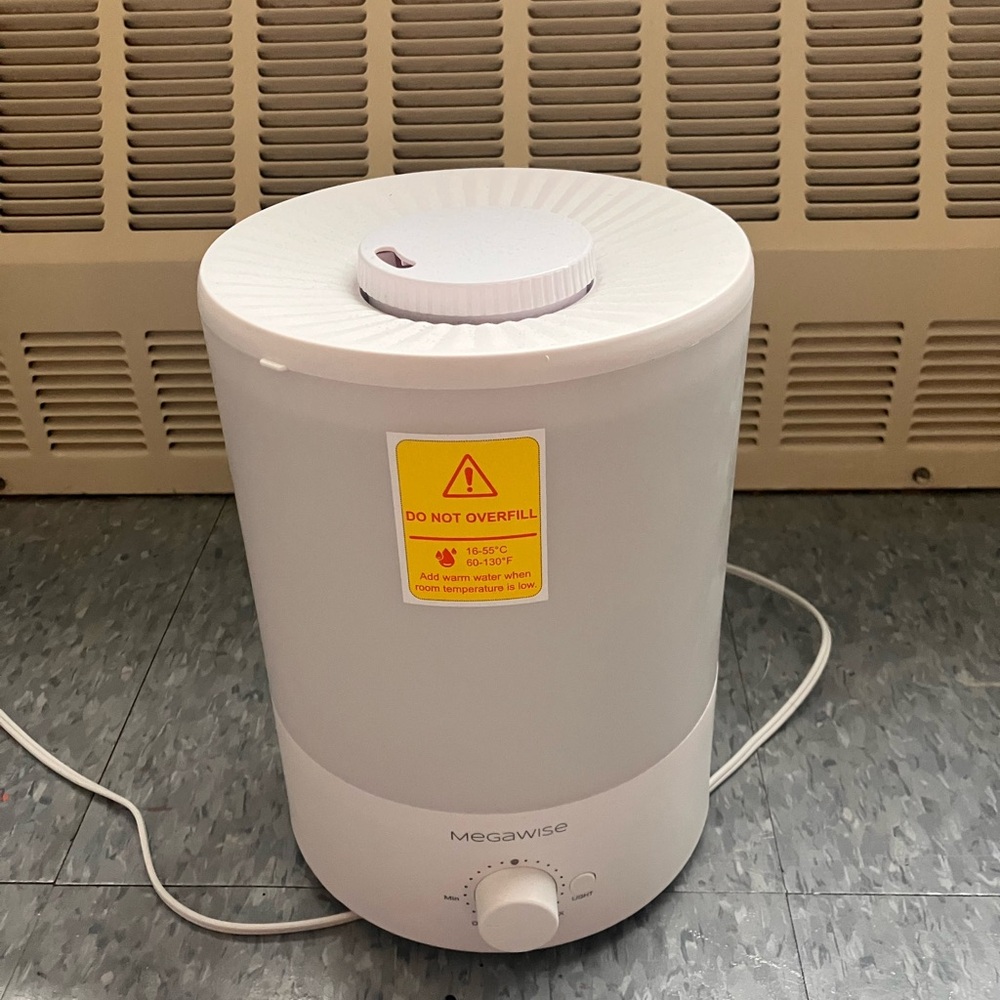 MegaWise White Ultrasonic Humidifier - White